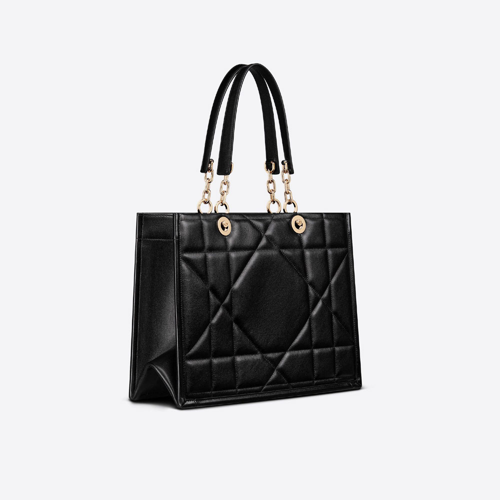 Medium Dior Essential Tote Bag Archicannage Calfskin M8721OZVJ M900 - Photo-2