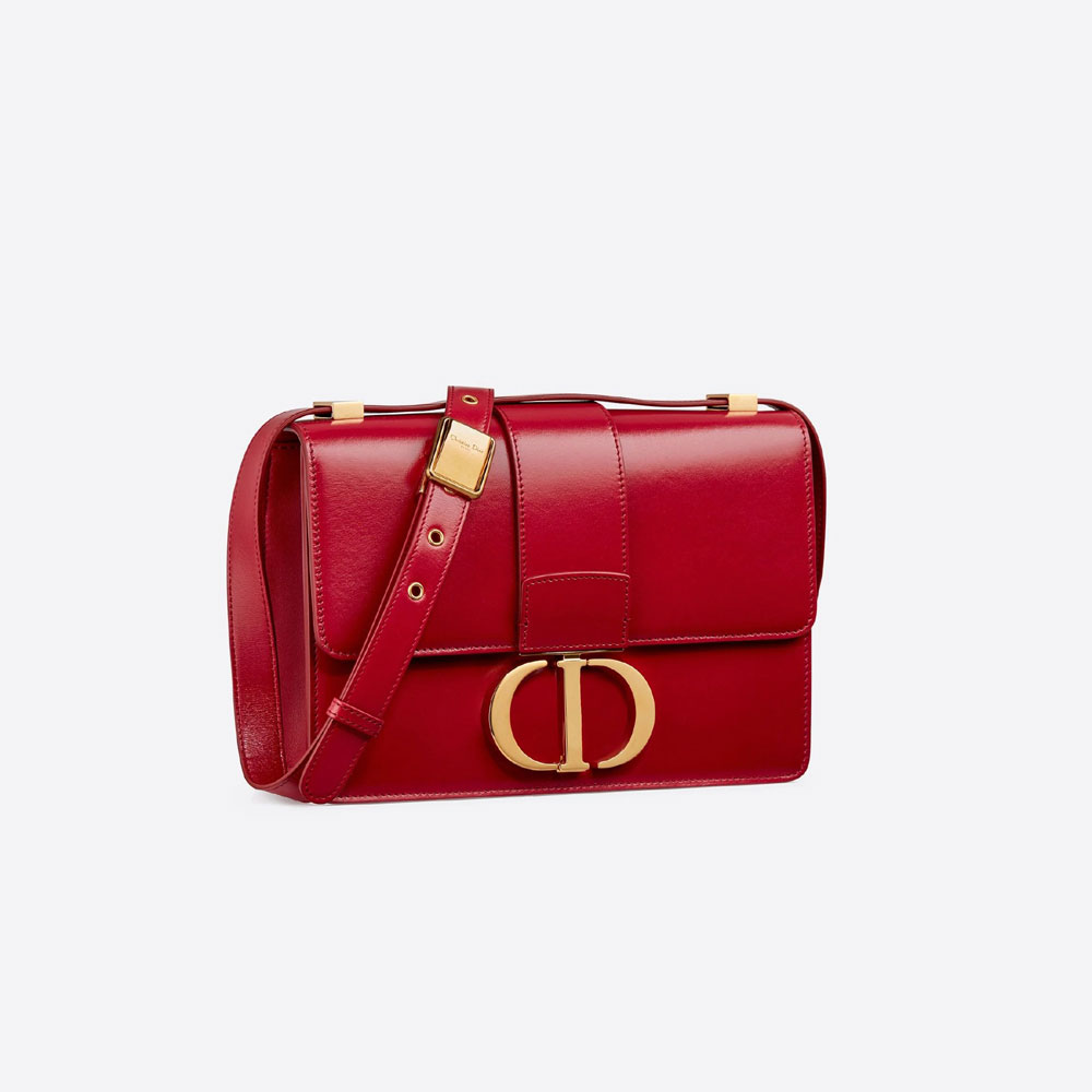 Dior 30 Montaigne Bag Red Box Calfskin M9203UMOS M02E