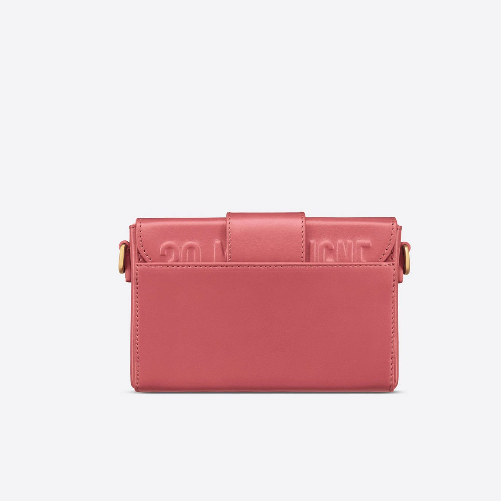 Dior 30 Montaigne Box Bag Pink Box Calfskin M9204UMOS M59P - Photo-3