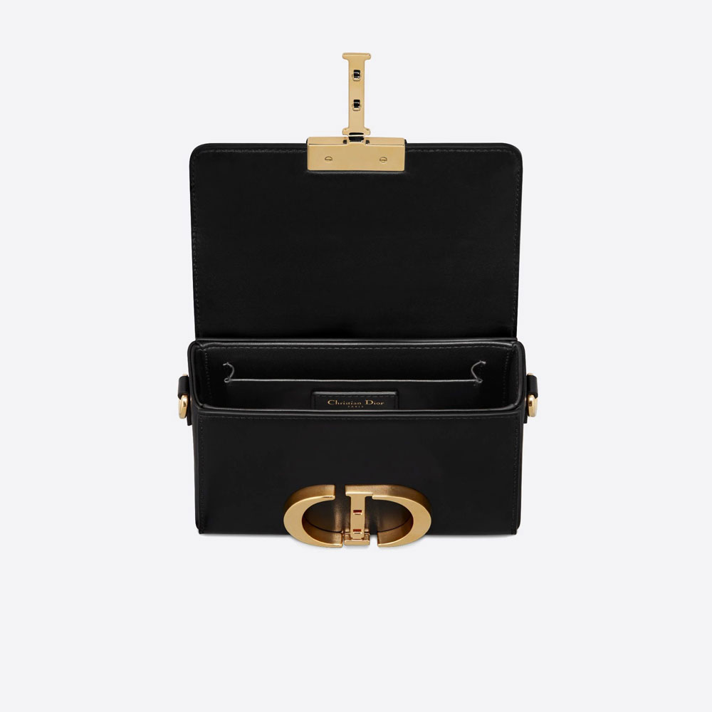 Dior 30 Montaigne Box Bag Black Box Calfskin M9204UMOS M911 - Photo-2