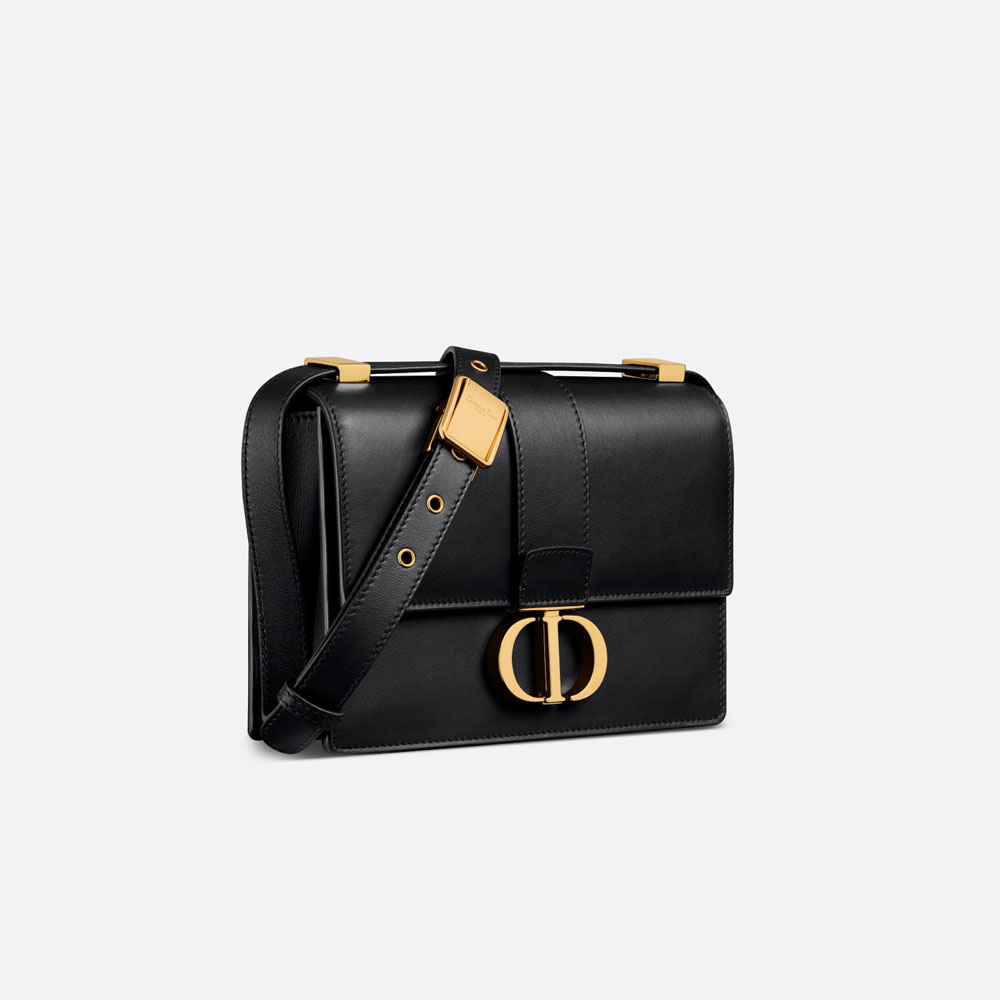 Dior Small 30 Montaigne Bag Black Calfskin M9234UHEL M900 - Photo-2