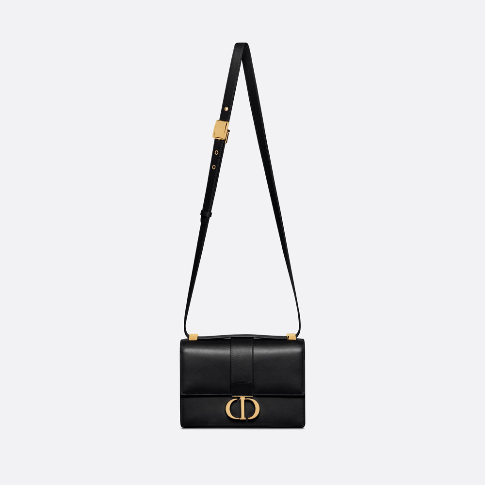Dior Small 30 Montaigne Bag Black Calfskin M9234UHEL M900 - Photo-3