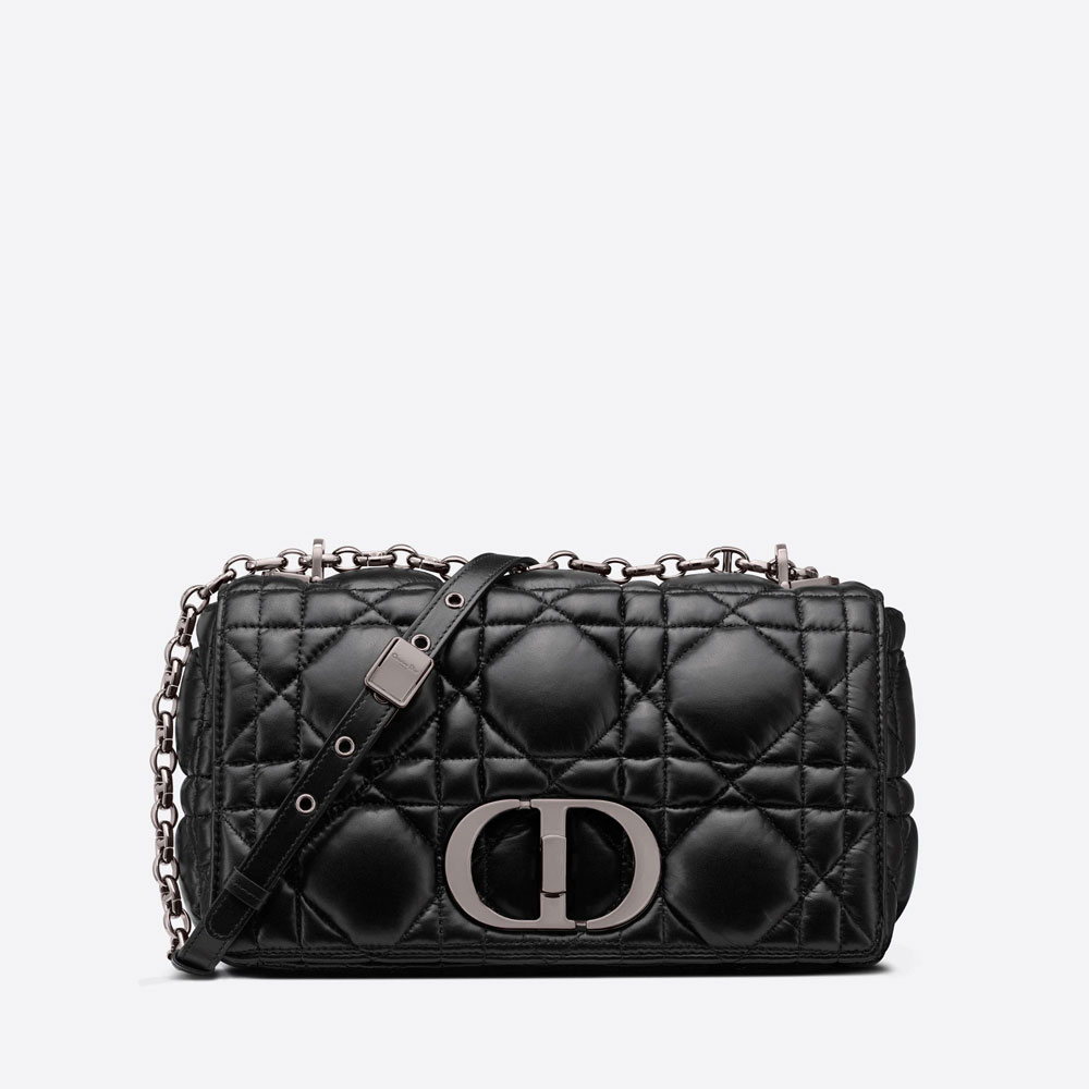 Medium Dior Caro Bag Quilted Macrocannage Calf M9242BNGK M900