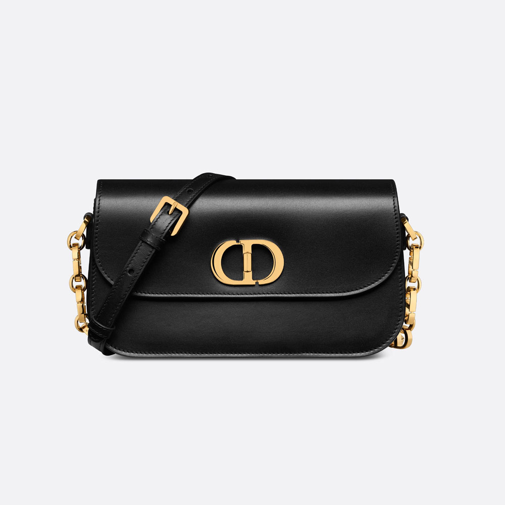 Dior 30 Montaigne Avenue Bag Black Box Calfskin M9260UMOA M900