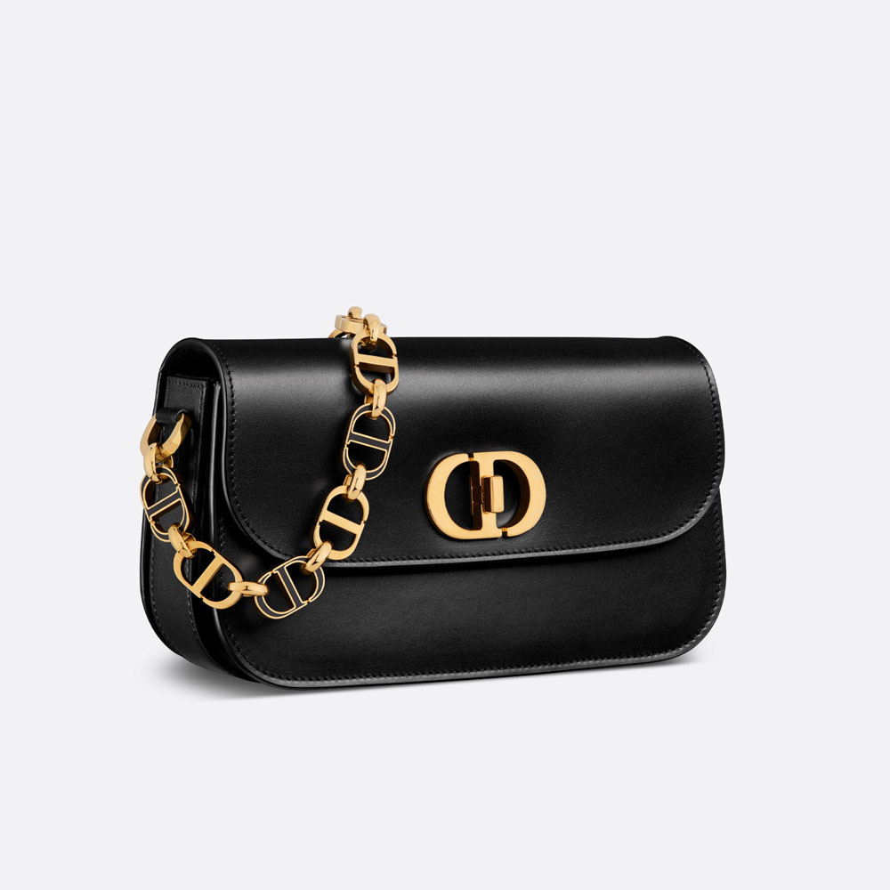 Dior 30 Montaigne Avenue Bag Black Box Calfskin M9260UMOA M900 - Photo-2