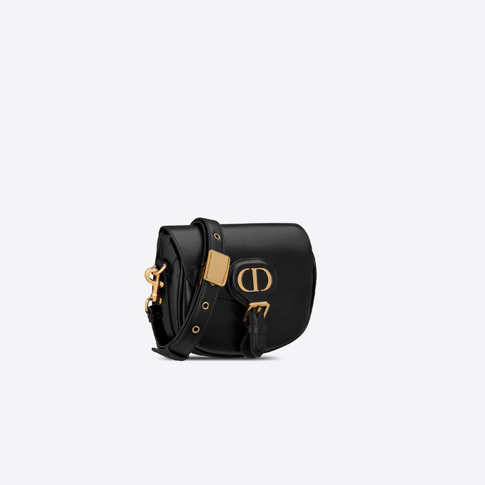 Small Dior Bobby Bag Black Box Calfskin M9317UMOL M900