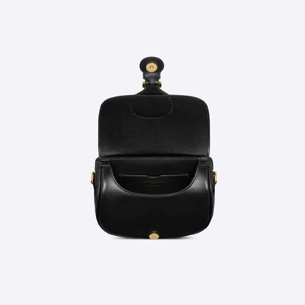 Small Dior Bobby Bag Black Box Calfskin M9317UMOL M900 - Photo-2