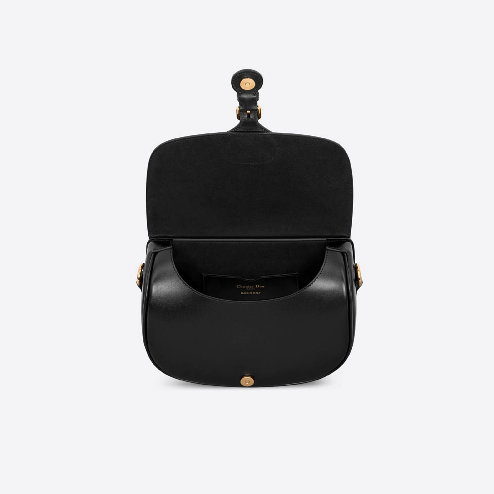 Medium Dior Bobby Bag Black Box Calfskin M9319UMOL M900 - Photo-2