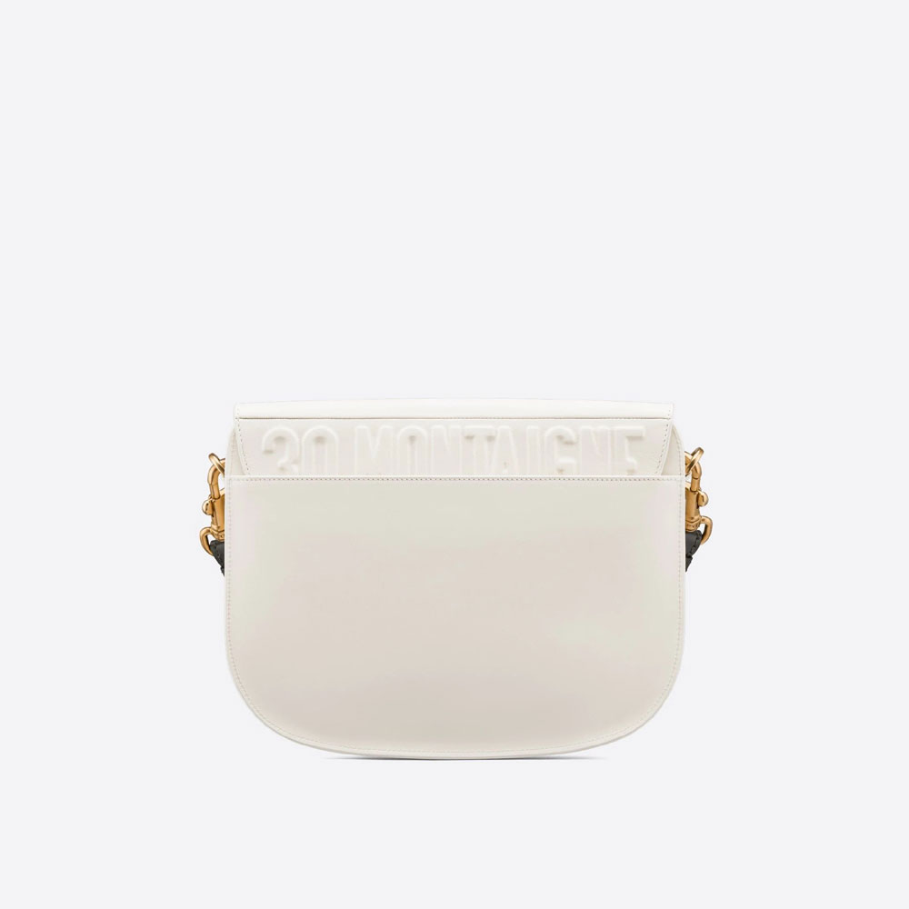 Large Dior Bobby Bag Latte Box Calfskin Oblique Strap M9320UMOB M941 - Photo-3