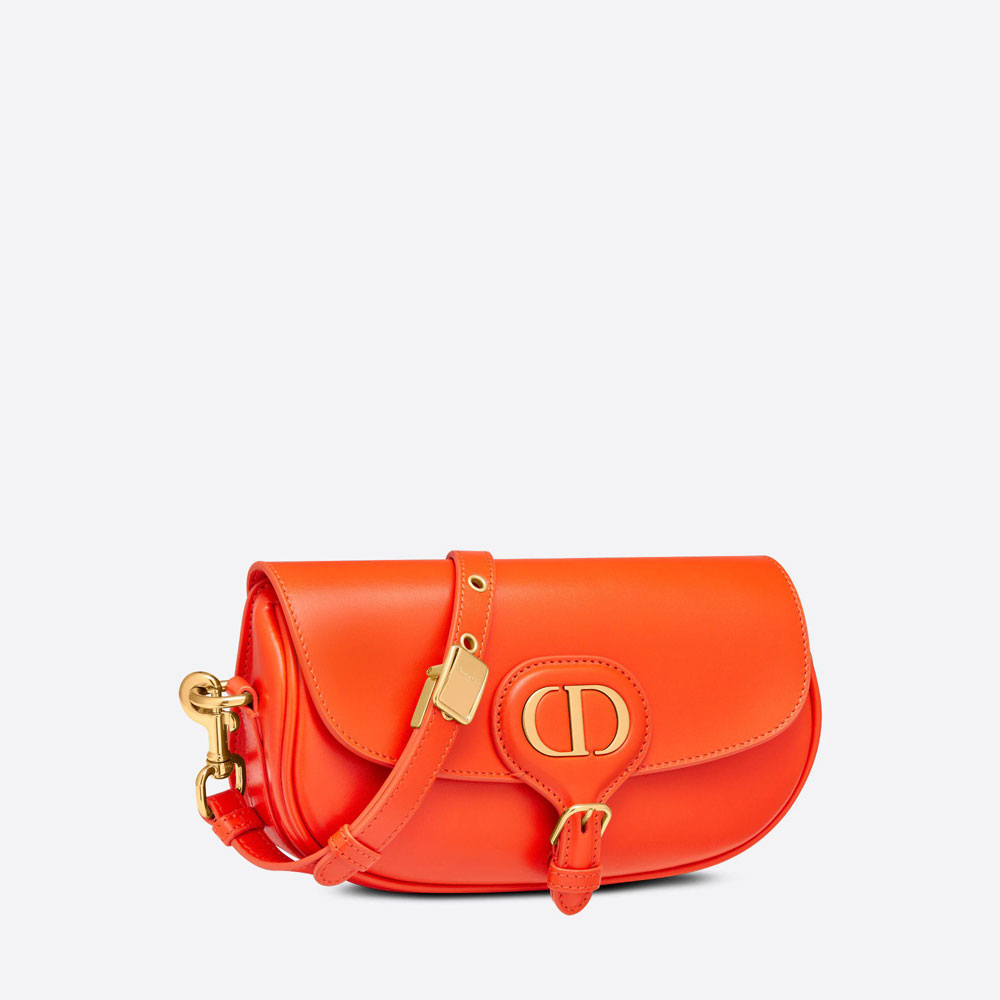 Dior Bobby East West Bag Bright Orange Box Calfskin M9327UMOL M37O - Photo-2