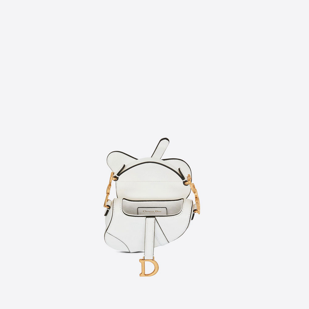 Dior Micro Saddle Bag Latte Goatskin S5662CCEH M030 - Photo-3