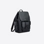 Saddle Backpack Black Dior Oblique Jacquard Grained Calfskin 1ADBA161YKS H03E - thumb-2