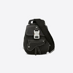 Dior Gallop Sling Bag Black Grained Calfskin 1ADBO022YKK H00N