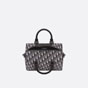Dior Lingot 26 Bag Beige and Black Dior Oblique Jacquard 1ADDU114YKY H27E - thumb-3
