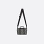 Dior Lingot 26 Bag Beige and Black Dior Oblique Jacquard 1ADDU114YKY H27E - thumb-4