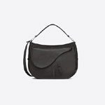 Dior Saddle Soft Bag Black Grained Calfskin 1ADHO023ULA H00N