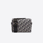Dior Lingot Messenger Bag Oblique Jacquard Grained Calfskin 1ADPO026YKY H27E