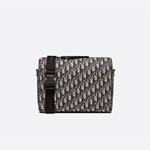 Dior Lingot Messenger Bag Oblique Jacquard Calfskin 1ADPO032YKY H27E