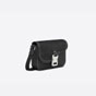 Dior Mini Saddle Bag with Strap Black Grained Calfskin 1ADPO049YKK H00N - thumb-2