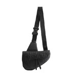 Saddle Bag Black Dior Gravity Leather and Black Grained Calfskin 1ADPO093LLG H00N