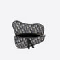 Mini Saddle Bag Beige and Black Dior Oblique Jacquard 1ADPO191YKY H27E - thumb-2