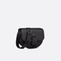 Dior Gallop Bag with Strap Black Grained Calfskin 1ADPO255LAC H00N - thumb-2