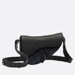 Dior Saddle Bag Black Grained Taurillon Leather Black 1ADPO413YEM H03E