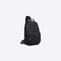 Mini Rider Backpack Beige And Black Dior Oblique Jacquard 1ESBO038YKY H10E - thumb-2