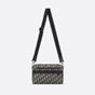 Maxi Safari Bag with Strap Dior Oblique Jacquard 1ESPO297YKY H27E - thumb-3