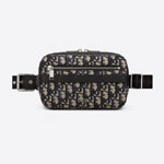 Belt Pouch Beige and Black Dior Oblique Jacquard 2ESCA337YSE H05E