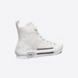 B23 High-Top Sneaker White Dior Oblique Canvas 3SH118YNT H060 - thumb-2