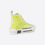B23 High Top Sneaker White and Yellow Dior Oblique Canvas 3SH118YNT H160 - thumb-2