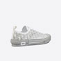 B23 Low Top Sneaker Reflective Gray Dior Oblique Canvas 3SN249YNT H068 - thumb-2