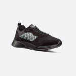 Dior B25 Runner Sneaker Black Suede and Technical Mesh 3SN283YUH H900