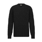 Dior Icons Cannage Sweater Black Cashmere Knit 513M627AT738 C900
