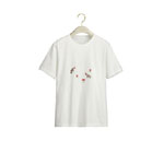 Dioramour Fitted T-Shirt White Cotton Jersey 623T13A4280 X0150