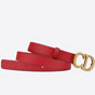 Dior Saddle Belt Red Ultrasoft Calfskin B0042CWGH M35R - thumb-2