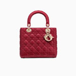 Lady Dior bag in red lambskin CAL44550 M41R U
