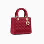 Lady Dior bag in red lambskin CAL44550 M41R U - thumb-2
