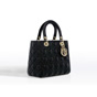 lady dior bag in black lambskin CAL44550 N0 - thumb-2