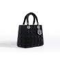 lady dior bag in black lambskin CAL44551 N0 - thumb-2