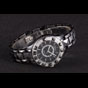 Christian Dior VIII Diamond Encrusted Black Bezel Black Bracelet DIOR6162 - thumb-2