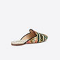 Dior Off Mule Multicolor Heart Lights Embroidered Cotton KCB608DLE S10W - thumb-2