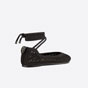 Dior Poeme Laced Ballerina Flat Black Mesh Embroidery KCB687EMP S900 - thumb-2
