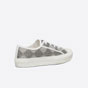 Walk n Dior Sneaker Gray Cannage Embroidered Metallic Cotton KCK211LOE S75K - thumb-2