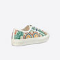 Walk n Dior Sneaker Lights Embroidered Cotton KCK211LUE S89Z - thumb-2