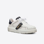 Dior ID Sneaker White and Deep Blue Calfskin and Rubber KCK278BCR S29W