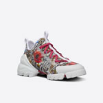 Dior D Connect Sneaker Technical Fabric with Mille Fleurs Print KCK294MPN S89Z