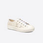 Walk n Dior Sneaker White Macrame Embroidered Cotton KCK353MCM S03W - thumb-2