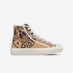 Walk n Dior High-Top Sneaker Jute Canvas Embroidered KCK355JUR S29U